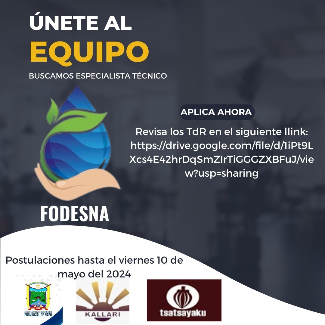 BUSCAMOS ESPECIALISTA TÉCNICO